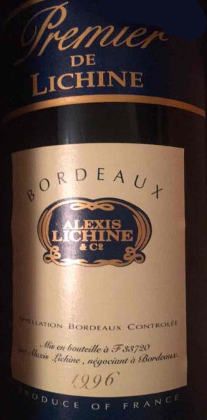Bordeaux Premier de Lichine