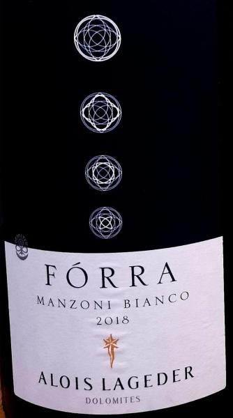 Forra Manzoni Bianco Vigneti delle Dolomiti IGT