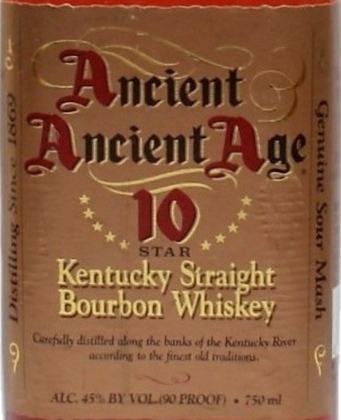 Age 10 Star Straight Bourbon Whiskey