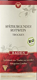 Spatburgunder Rotwein Eco Vin Trocken