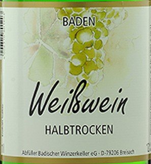 Weibwein HalbTrocken