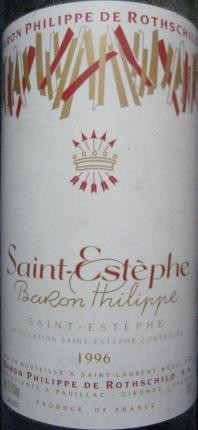 de Rothschild 'Saint-Estephe Baron Philippe'