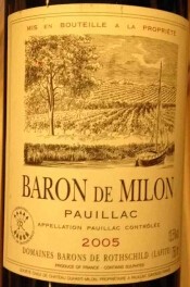 Rothschild (Lafite) Baron de Milon