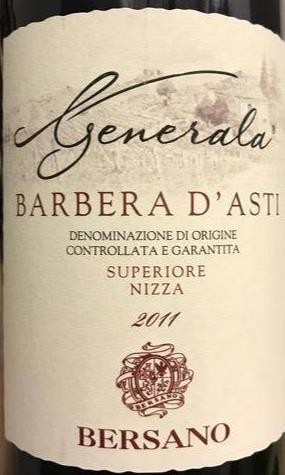 Barbera d'Asti Superiore Nizza