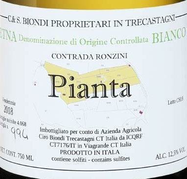 Contrada Ronzini Etna Bianco