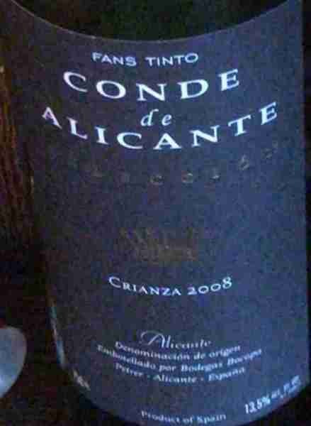 Conde De Alicante Gran Seleccion Crianza