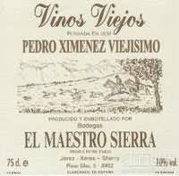 Maestro Sierra Pedro Ximenez Sherry