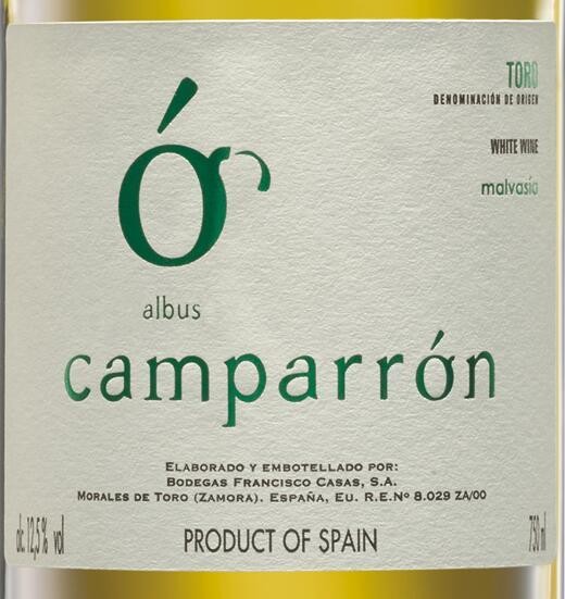 Casas Camparron O'Albus Malvasia