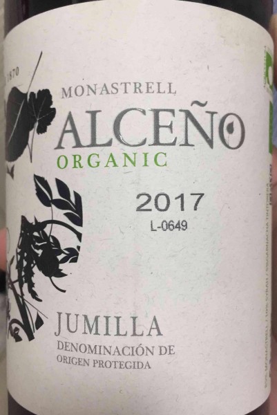 Luis Martinez Alceno Monastrell Organic
