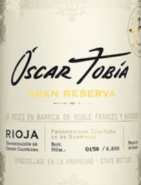 Oscar Tobia Gran Reserva