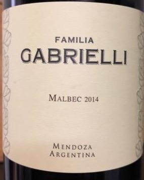 Malbec Mendoza Finca Gabrielli