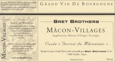 Cuvee Terroir du Maconnais