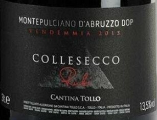 Colle Secco Rubino Montepulciano d'Abruzzo
