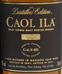 the Distillers Edition Single Malt Scotch Whisky