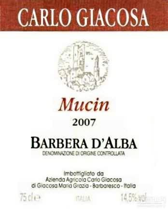 Mucin Barbera D'Alba
