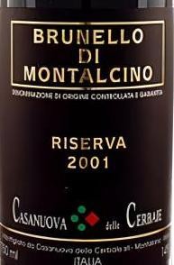 Cerbaie Brunello di Montalcino Riserva DOCG