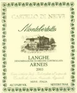 Neive Montebertotto Arneis