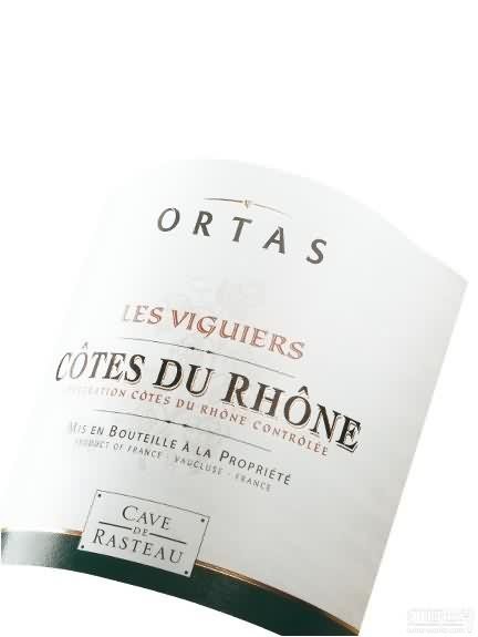 Rasteau Ortas Cotes Du Rhone Les Viguiers Blanc