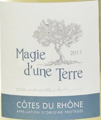 Coteaux du Rhone Magie d'une Terre Blanc