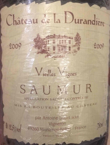 de Grenelle Chateau de la Durandiere Rouge Vieilles Vignes