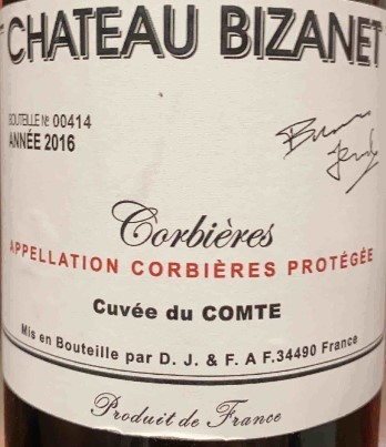 Cuvee du Comte Corbieres