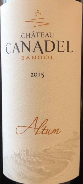 Bandol Cuvee Altum