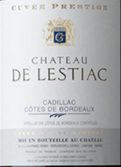 Lestiac Cadillac Cotes de Bordeaux Cuvee Prestige