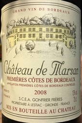 Marsan Premieres Cotes de Bordeaux